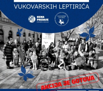 Završena humanitarna akcija „Pojačajmo krila Vukovarskim leptirićima“ – prikupljeno 6.421 eura za nabavu prilagođenog bicikla