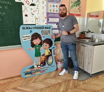 Edukativna radionica u sklopu projekta “Posebna, kao i Ti! – 2” u OŠ Blage Zadre